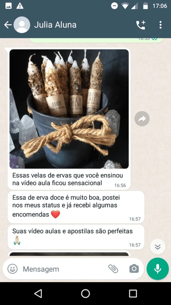 Depoimento aluna 8